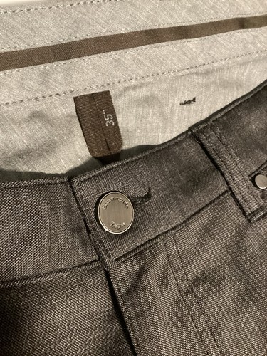 ERMENEGILDO ZEGNA Wool 5 Pocket Pants~Trousers-Gray~Men’s 35x28~Free ShpN~EUC - Picture 8 of 8