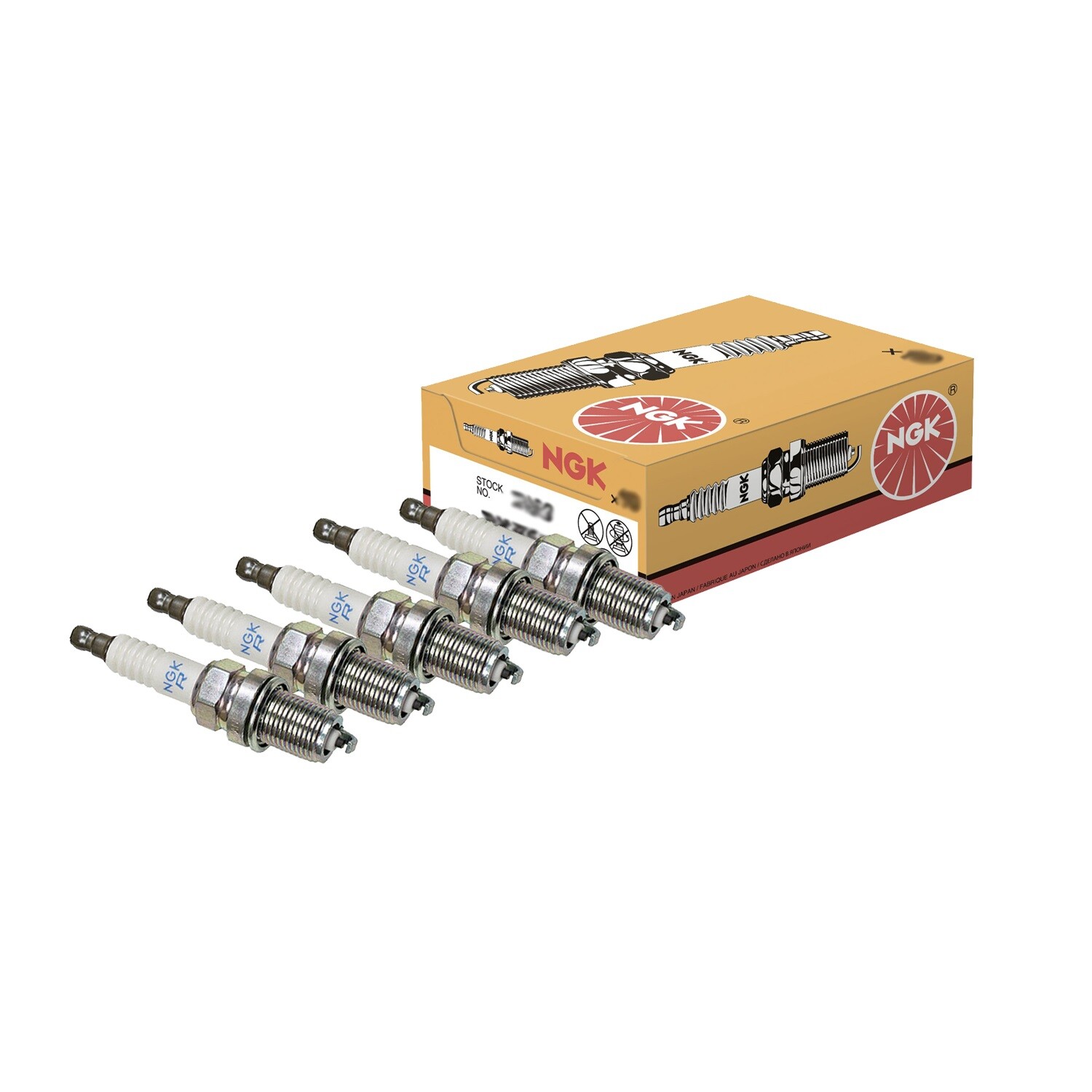 NGK Set of 5 Standard Nickel Spark Plugs Gap 0.044 For Acura TL Vigor 2.5L L5