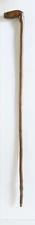 Vintage 34.5” Tree Root Swagger Stick Victorian Handmade Wooden Walking Cane