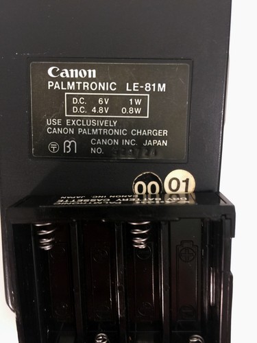 CANON PALMTRONIC LE-81M VINTAGE CALCULATOR VERY RARE Box Parts Repair - Picture 5 of 10