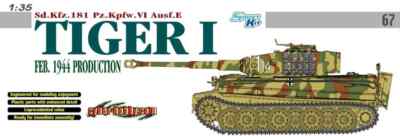 Cyber-Hobby 6650 1/35 Tiger I Sd.Kfz.181 Pz.Kpfw.VI Ausf.E Feb. 1944 Production