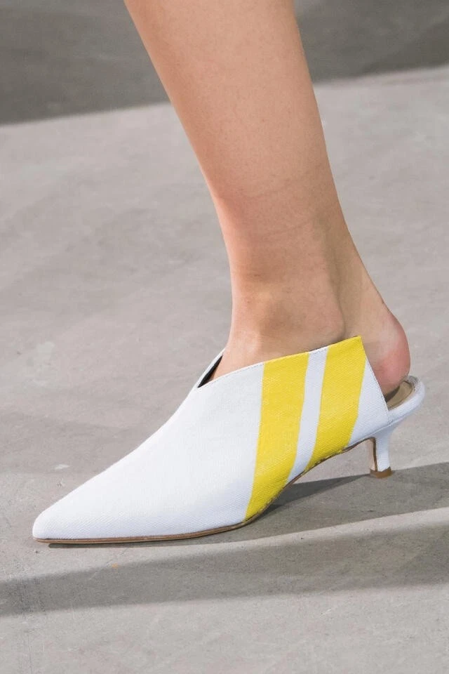 Tibi white deals mules