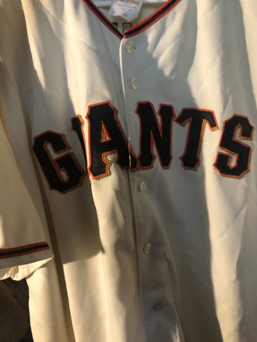 Vintage Majestic Barry Bonds #25 San Fran Giants Home Cream Jersey