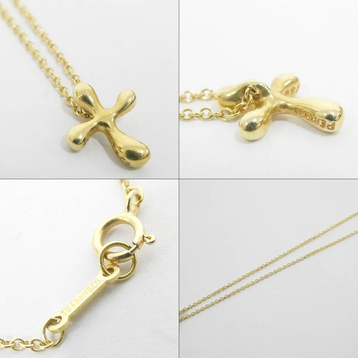 Tiffany & Co. Necklace, K18, 750 engraved, weight approx
