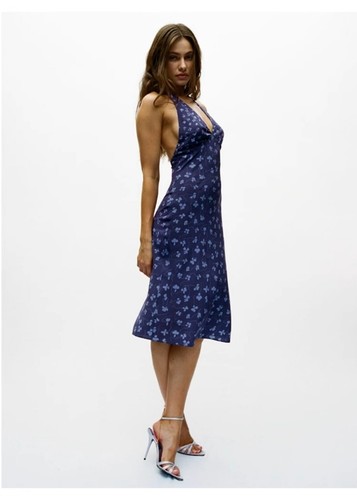 Reformation Damen Neckholder Kleid, Rückenfreies V-Ausschnitt Kleid - Bild 12 von 17