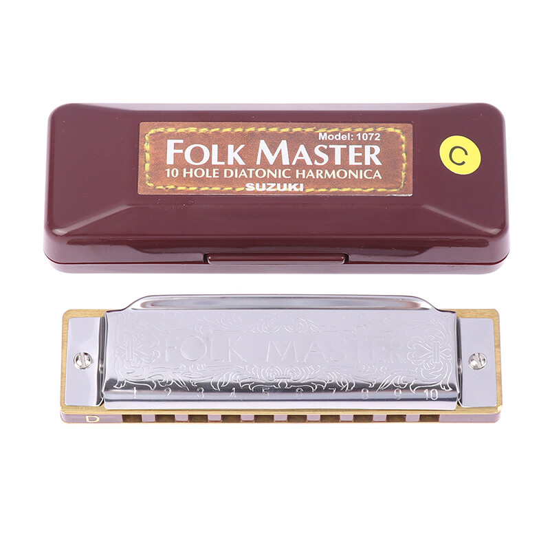 Harmonica Folk Master 1072 For Beginner 10 Hole A B C D E F G Musical Instrument eBay
