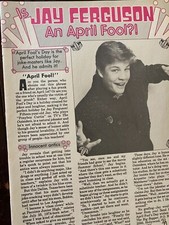 Jay Ferguson, The Outsiders, Full Page Vintage Clipping, b