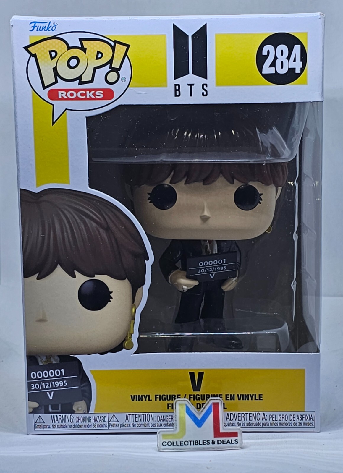 Funko Pop! Rocks - Bts S3 - V From Butter Vinyl Figure #284 Free Shipping!