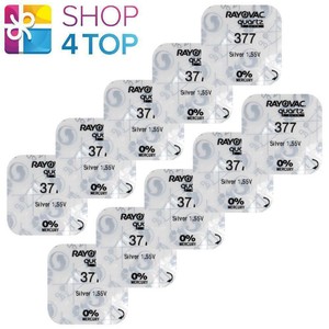 10 Rayovac 377 Sr626sw Batteries Silver 1 55v Watch Battery No Mercury 22 New Ebay