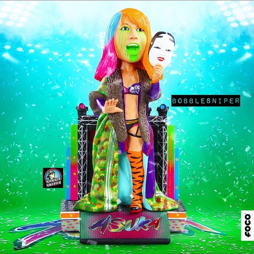 ASUKA WWE "Tomorrow Brings Danger" WrestleMania Exclusive WWF Bobblehead - Picture 2 of 12