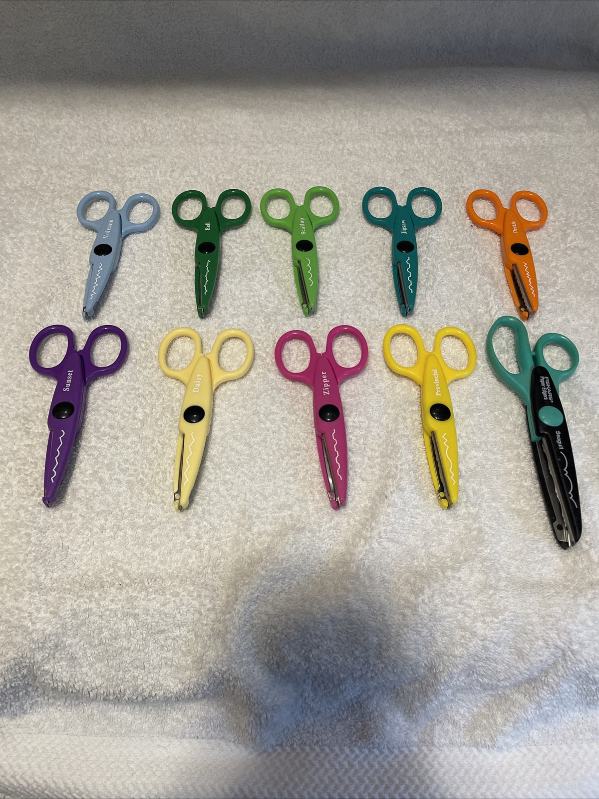Decorative Edge Craft Scissors Set of 10 for Scrapbooking-image