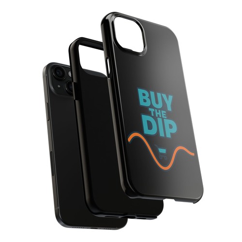 Funny Buy The Dip Tough Phone Case, Stock Trader Gift, Crypto Lover Accessories, - 第 25/93 張圖片
