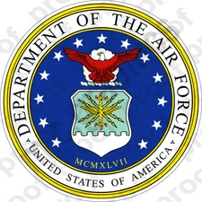 STICKER USAF Department of the Air Force Seal