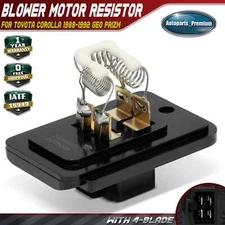 Heater Blower Motor Resistor for Toyota Corolla 1988-1992 Geo Prizm 1989-1992