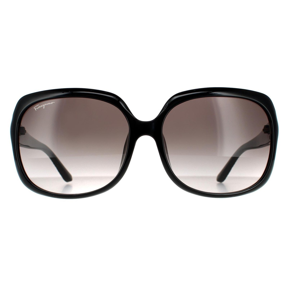 Salvatore Ferragamo Sonnenbrille SF739SA 001 Schwarz Grau  display picture 2