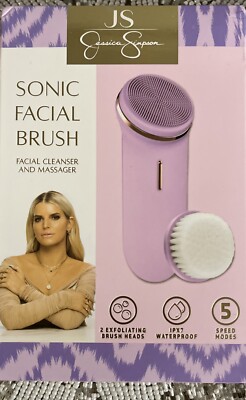 JESSICA SIMPSON Sonic Facial Brush Cleanser & Massager - Brand New