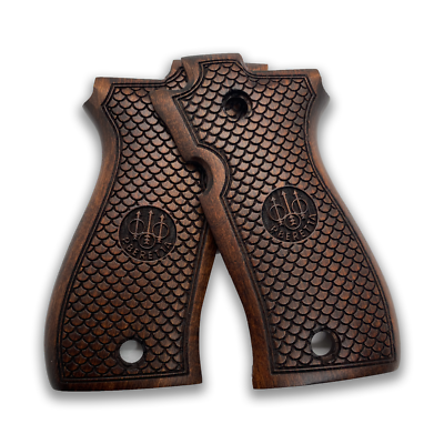 ZIB GRIPS Fits Beretta® F81 84 84BB Grips Handmade From Wood Grips