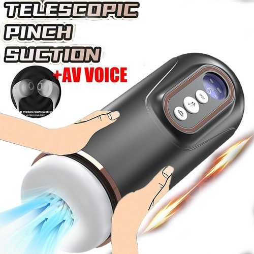 Male Masturbaters Automatic Sucking Cup Thrusting Stroker Men Blowjob Sex Toys - Picture 2 of 10