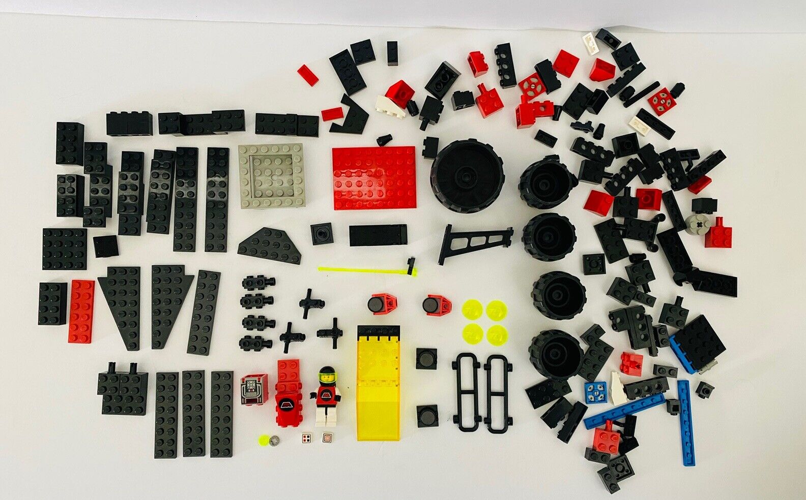 LEGO Space M-Tron 6896 Celestial Forager Parts, Mini Fig, Magnets, Incomplete