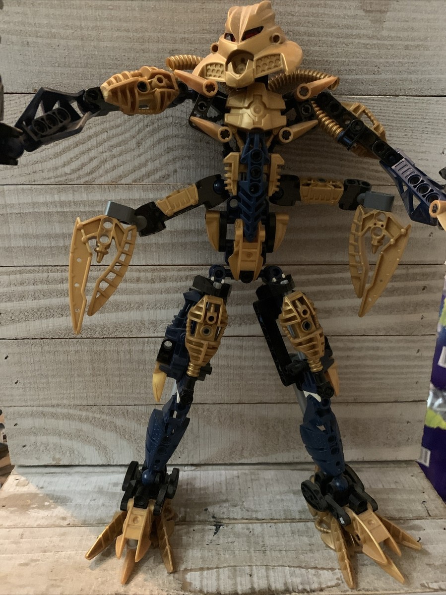 Lego Bionicle BRUTAKA Gold Titan Warrior -6575 673419078429|