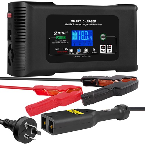 48V Lithium 36V 18A/13A AC/DC Battery Charger For Lithium Iron LiFePO4 AGM Gel - Picture 15 of 17