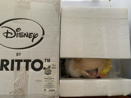 Disney Romero Britto Biscottiera Topolino Edizione Limitata NUOVO - Foto 5 di 5