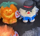 Vintage Puffkins Swibco Plush All W/ Tags - Mixed Lot Of 9 - Pumpkins Tiger Bear — photo 7