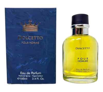 DOLCETTO POUR HOMME FOR MEN By Euro Collection EAU DE PARFUM 3.4oz / 100ml