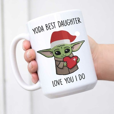 Yoda Best Daughter Love You I Do Baby Yoda Mug Funny Ebay