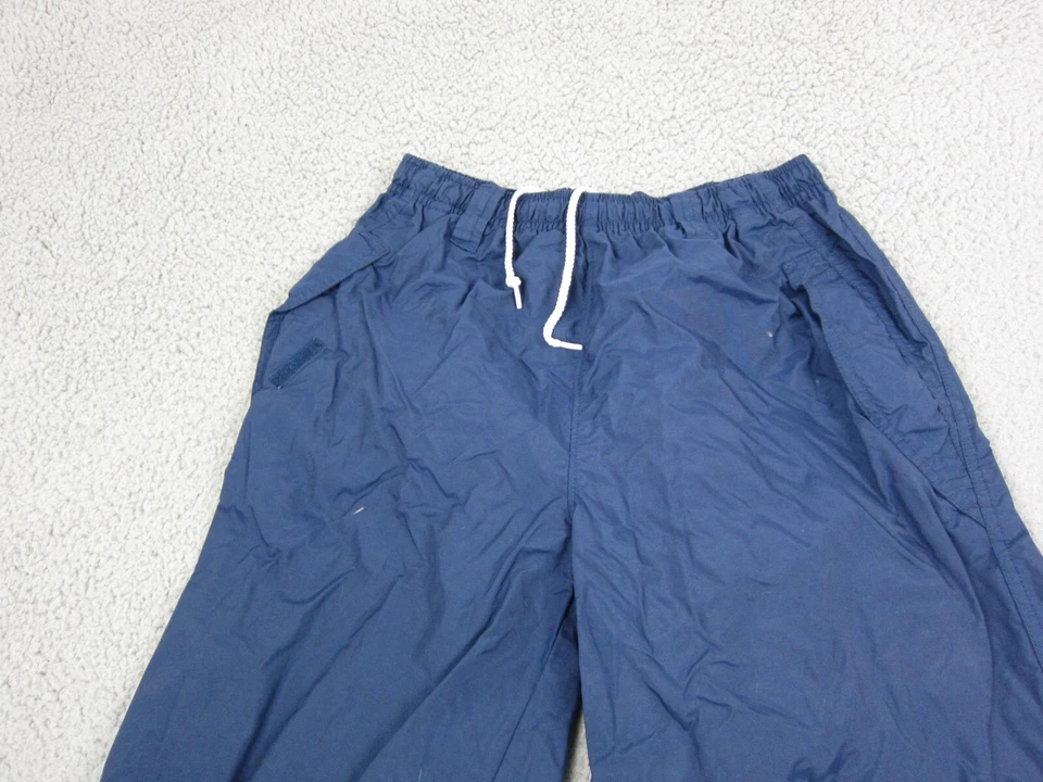 Pantalones NIKE Vintage Juveniles Grandes Azul Atlético Años 90 Nylon Cortavientos Niños Foto 3 de 4