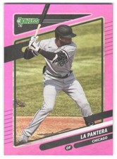 2021 Donruss Luis Robert #143b Holo Pink Variation La Pantera