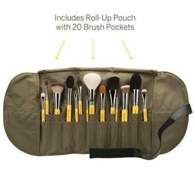 Bdellium Tools Makeup Pinsel Maestro Series – Duet Fiber Schrägkopf-Kabuki 954 Für Makelloses Finish