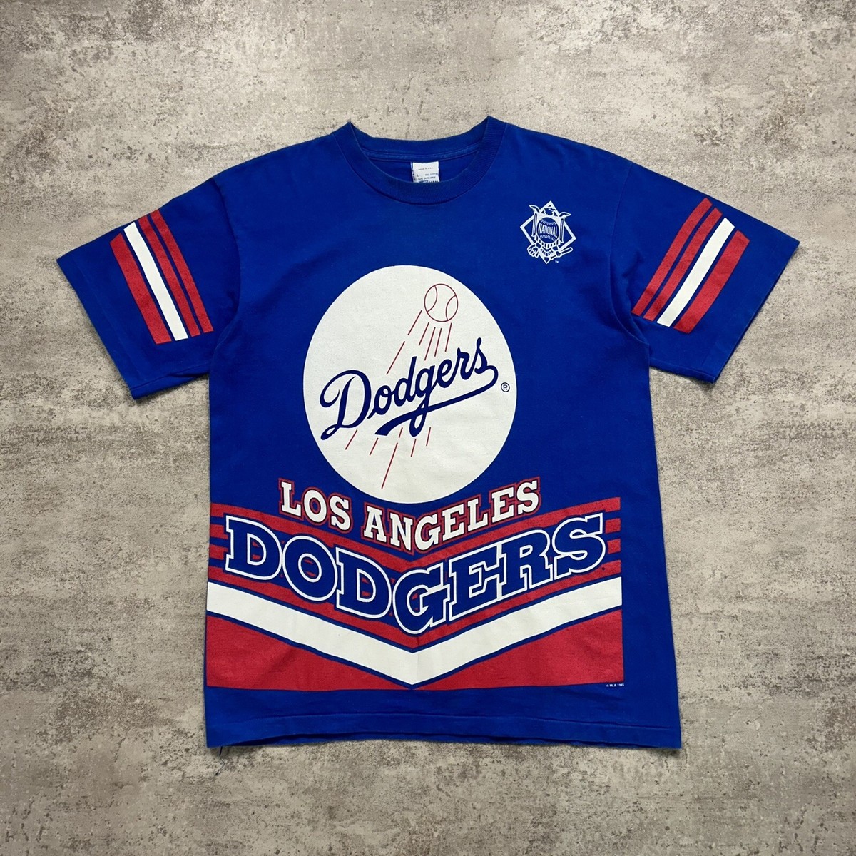 VTG 90s MLB LOS ANGELES DODGERS SALEM SPORTSWEAR DOUBLE SIDED T