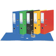 POLYPROPYLENE FOOLSCAP LEVER ARCH FILES FOLDERS 70MM BLACK RED BLUE GREEN YELLOW