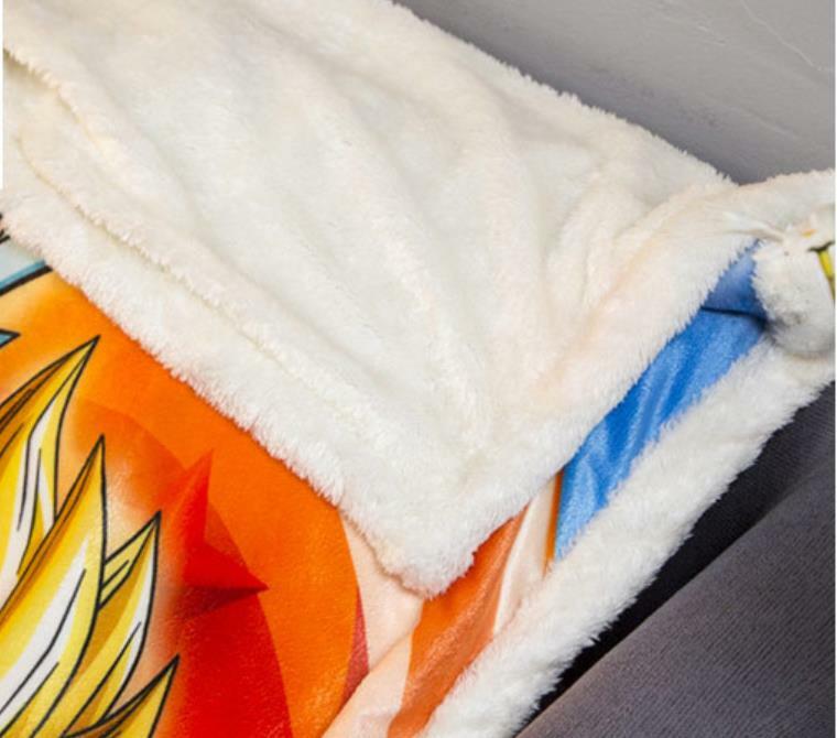 Dragon Ball Z Kuscheldecke - Offiziell Lizenziert, 100x150 Cm, Superweich