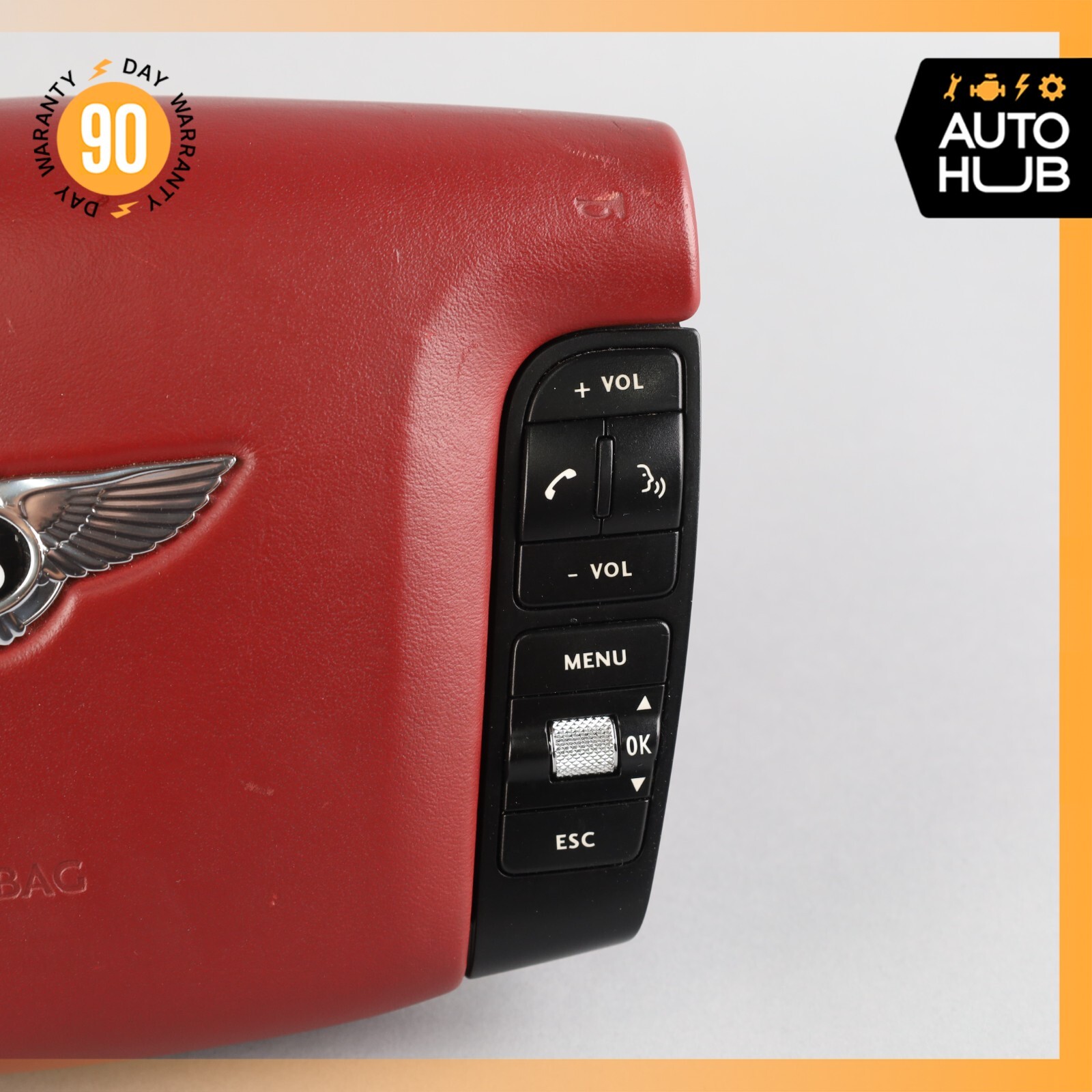 03-13 Bentley Continental GT Flying Spur Driver Steering Wheel Airbag OEM 73k