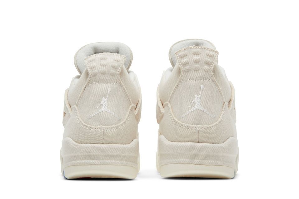 Nike WMNS Air Jordan 4 \"Sail’ Canvas Air Jordan 4 WMNS “Sail Canvas” Invites Customization – SoleSavy