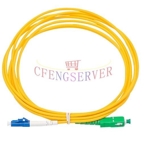 SC/APC to LC/UPC SM Single Mode 9/125 Fiber Patch Cord Simplex 10 Meter - Picture 4 of 10