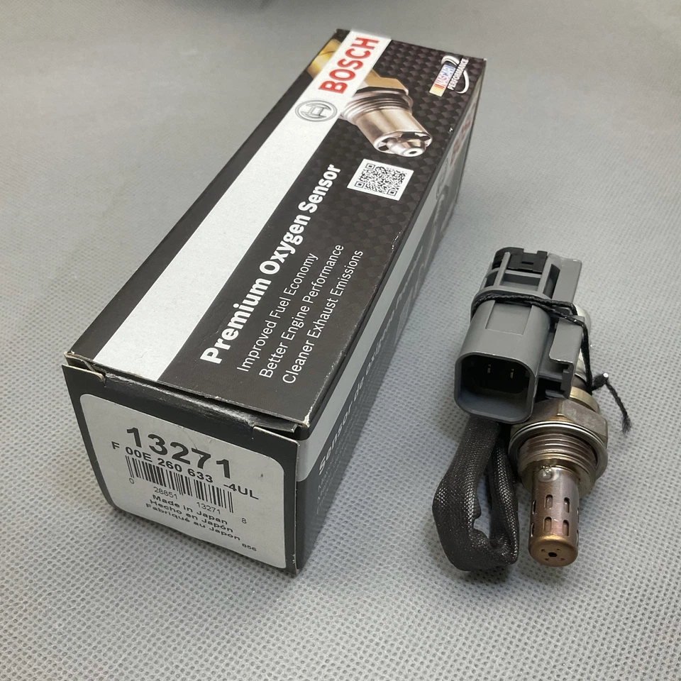 Sensor de oxígeno Bosch O2 13271 para Nissan 240SX 1997-1998 2,4 L aguas abajo OE Foto 3 de 4