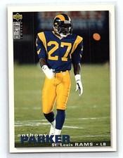 1995 Collector's Choice Update Anthony Parker St. Louis Rams #U177