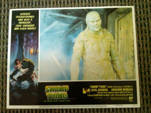 Swamp Thing 1982 Original Lobby Card (Card #1) 11" x 14" Wes Craven Dick Durock