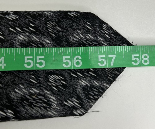 Vintage Givenchy Monsieur Men’s Designer Black & White Circled Tie - Picture 5 of 8