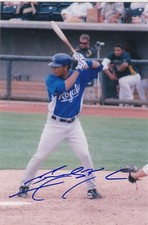 ANDRES BLANCO KANSAS CITY ROYALS SIGNED 4X6 BASEBALL PHOTO PHILLIES RANGERS CUBS