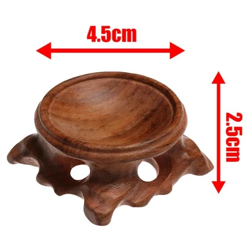 Base de soporte de exhibición de madera para soporte de bola de cristal esfera globo rama decoración del hogar - Imagen 21 de 44