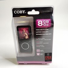 Coby Go Video Mp3 Player Mp620-8g 2.0 Usb Black Brand New