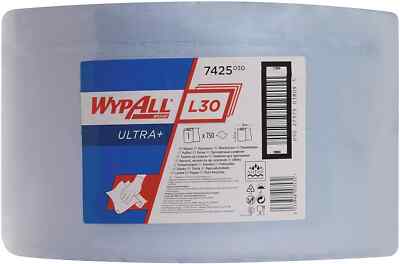 1 Rolle Putztuch WYPALL L30 ULTRA 7425 L380xB235ca.mm blau 750 Tücher