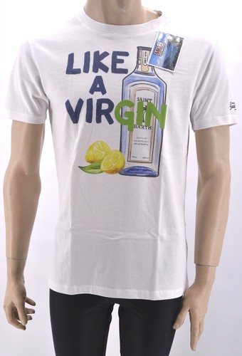 MC2 SAINT BARTH UOMO MAGLIA T-SHIRT GIROCOLLO REGULAR FIT CASUAL ART.  VIR-GIN 01 | eBay