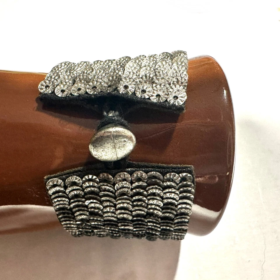 Lote de pulseras púrpura plateado gris con cuentas materiales mixtos Whimsigoth Fairycore Foto 4 de 4