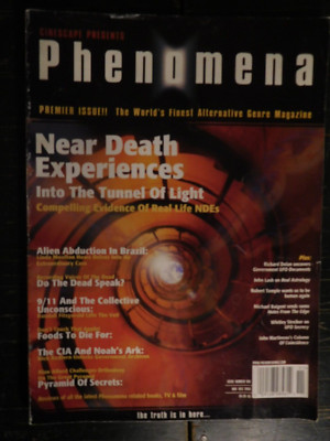 2 Vintage Nov/Dec '03 Premiere Volume 1 Phenomena Magazine Near Death Experience
