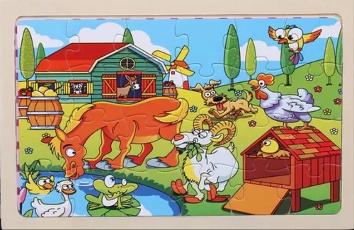 Puzzle rompicapo in legno 24 pezzi - Foto 7 di 21